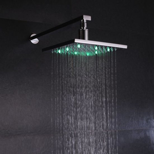 Detachable Brass 8 Inch LED Rain Shower