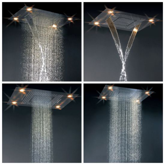 600mm*800mm Super Large LED Shower with Lights